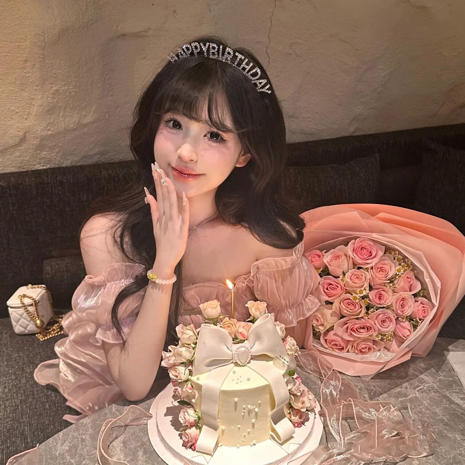 Amazon.co.jp: VTEERY(みさ) バースデイカチューシャ バースデー【3色